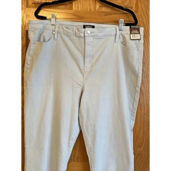 Buffalo David Bitton High Rise Soft Stretch Ankle Skinny Jeans Havana 18/38 Blue - Picture 2 of 9